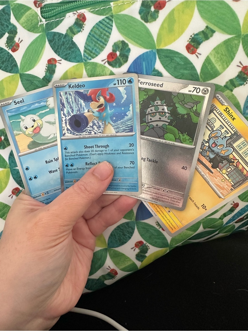 Pokemon Blue, Gray & Yellow Card Trio